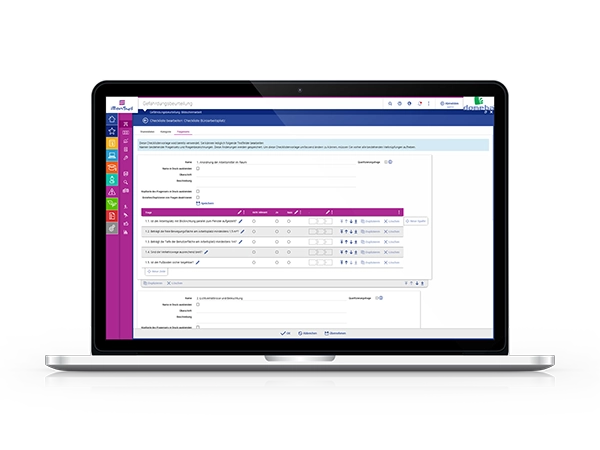 Software-Modul Gefährdungsbeurteilung & Risikomanagement