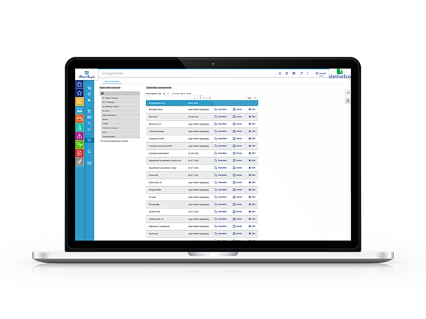 iManSys Software: Arrangementsstyring