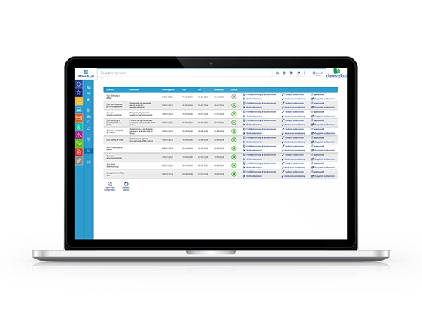 iManSys Software: Spiladministration