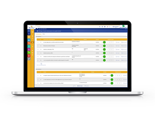 iManSys logiciel: Gestion des audits